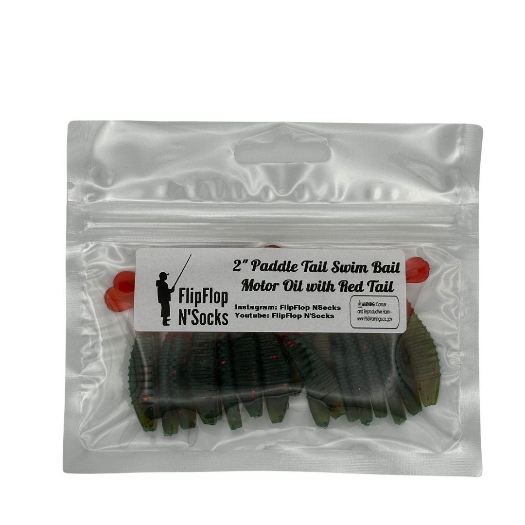 FlipFlop N' Socks 2" Paddle Tail Swim Baits