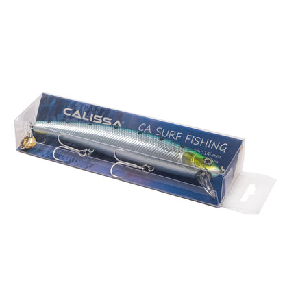 Calissa 140mm (5.5inch) 1.2oz Larger Suspending Surf Minnow