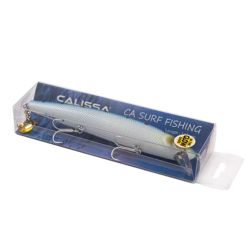 Calissa 140mm (5.5inch) 1.2oz Larger Suspending Surf Minnow